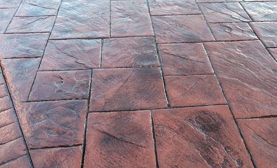 Beton Amprentat Colorat